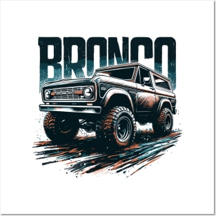 Ford Bronco Posters and Art